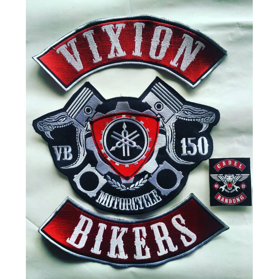 Emblem Bordir Punggung Vixion Emblem Yamaha Vixion Emblem Bordir Yamaha VIXION EMBLEM VIXION