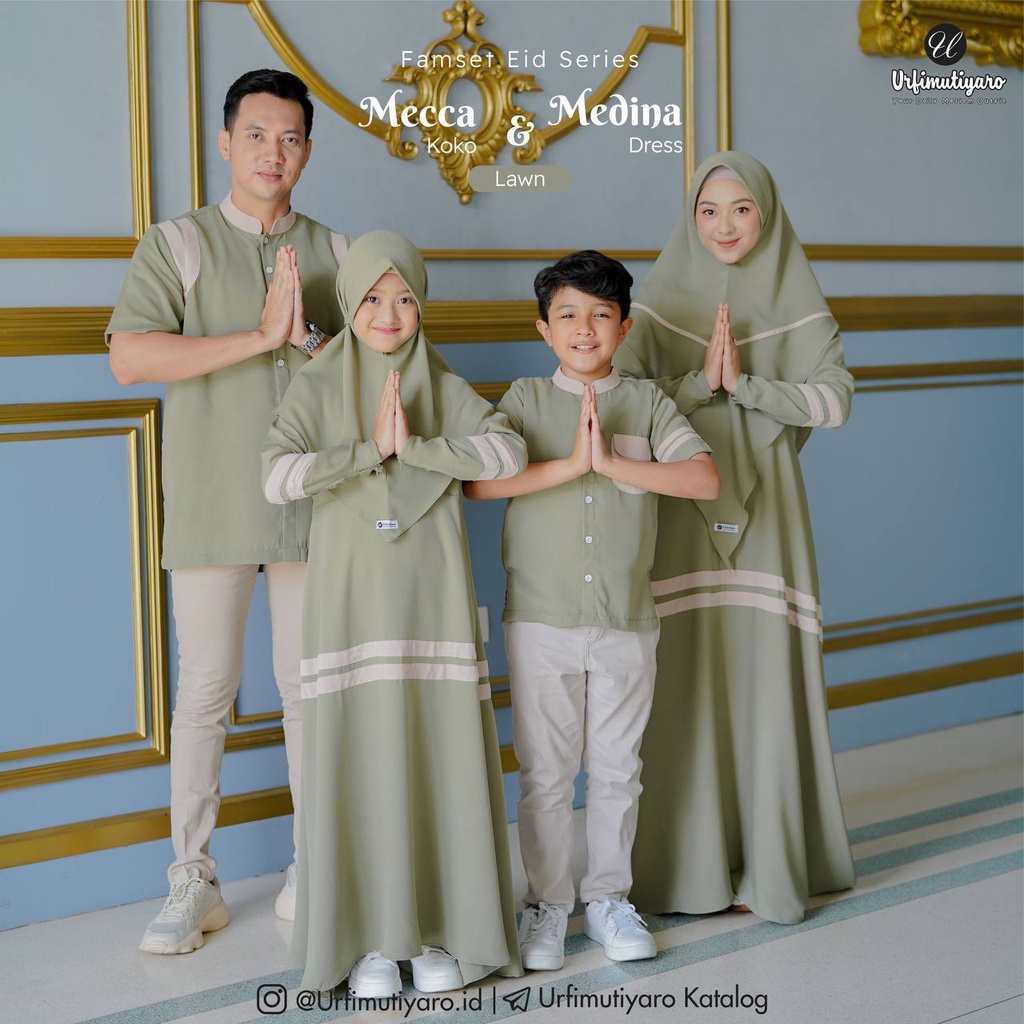 FAMILY SET MECCA MEDINA IED SERIES (SERI LAWN) By URFIMUTIYARO