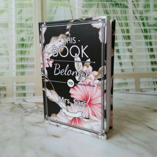 

Aneka Notebook A6 Flower Makeup tema This Book Belongs To Part 1 FREE TAMBAH NAMA