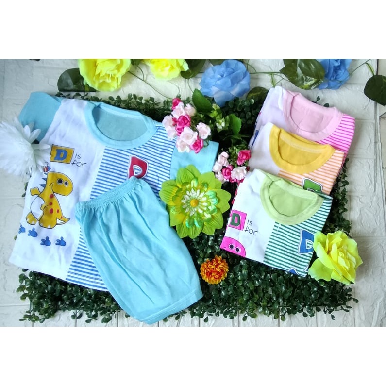 Setelan Baby PDK /0-12Bulan /Murah Berkualitas /Real Picture / Dino