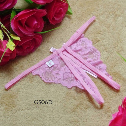 [READY STOCK] UNDERWEAR WANITA CD WANITA SEXY G STRING PINK GS06D