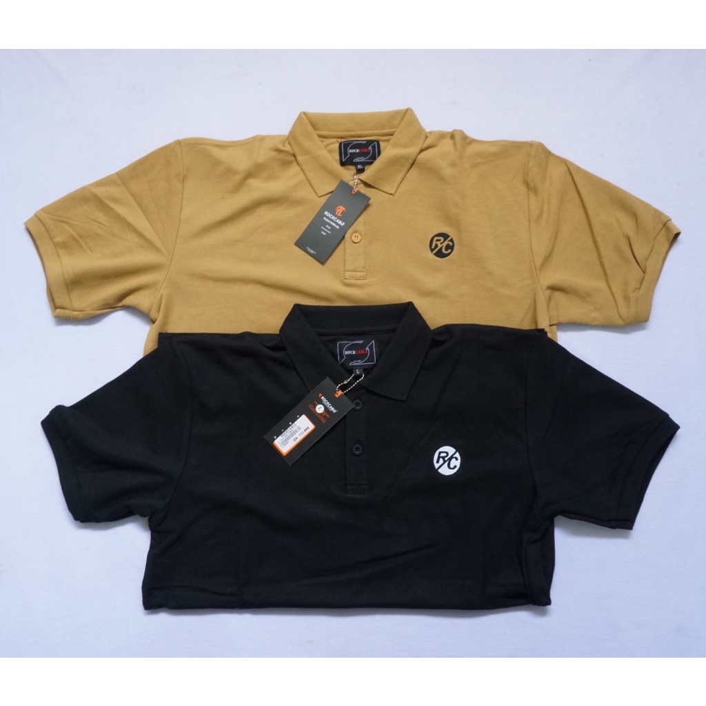 Kaos Polo Shirt Pria Kaos Kerah Lengan pendek rockcable