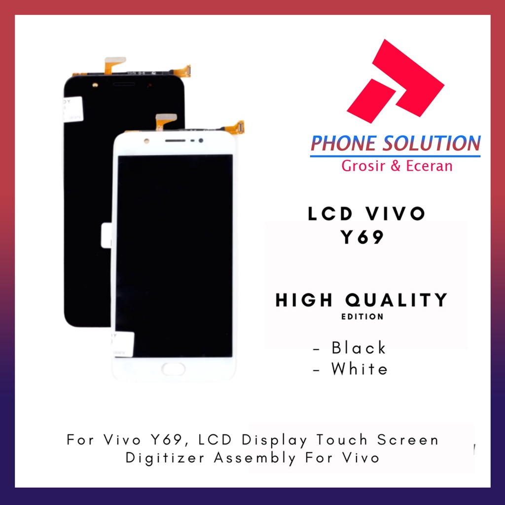 LCD Vivo Y69 ORIGINAL 100% Fullset Touchscreen // Supplier LCD Vivo - Garansi 1 Bulan