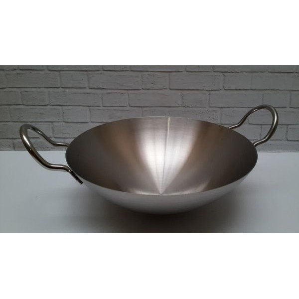 BIMA WAJAN KUALI PANCI STAINLESS 32 CM ASIAN HONGKONG WOK RA1892 CC Home