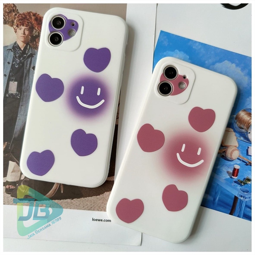 SOFTCASE MACARON PELINDUNG KAMERA CUSTOM LOVE SMILE OPPO VIVO SAMSUNG REALME XIAOMI IPHONE INFINIX FOR ALL TYPE JB5888