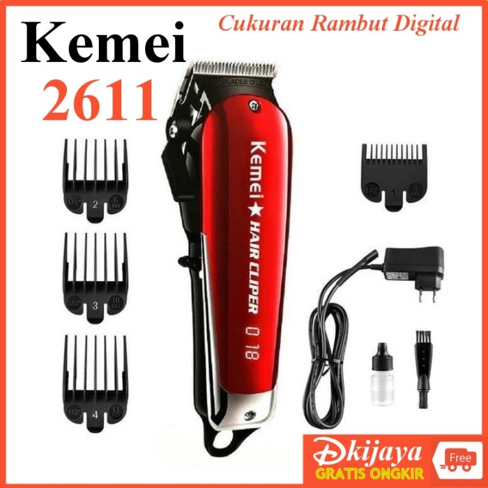 Kemei 2611 Original Alat Cukur Rambut CAS Hair Clipper KM2611 KM-2611