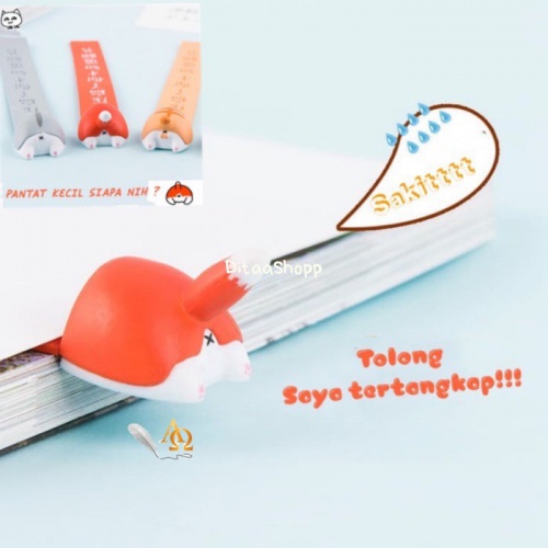 

Pembatas Buku Unik / Bookmark Edisi Ekor Animals Imut Lux Limited 054