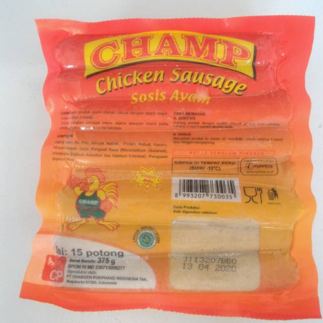 

Sosis Ayam Champ 375gr