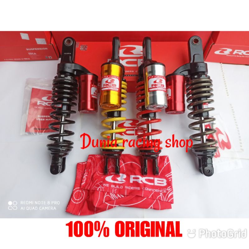 Shock RCB Tabung Vario 125 Vario 150 Beat Vario 110 Scoopy Genio Fazzio Vario 160 Mio j Xeon Mio M3 FreeGo Mio Soul GT Fino X Ride Beat Deluxe Scoopy new Beat fi 305MM 330MM Original RCB