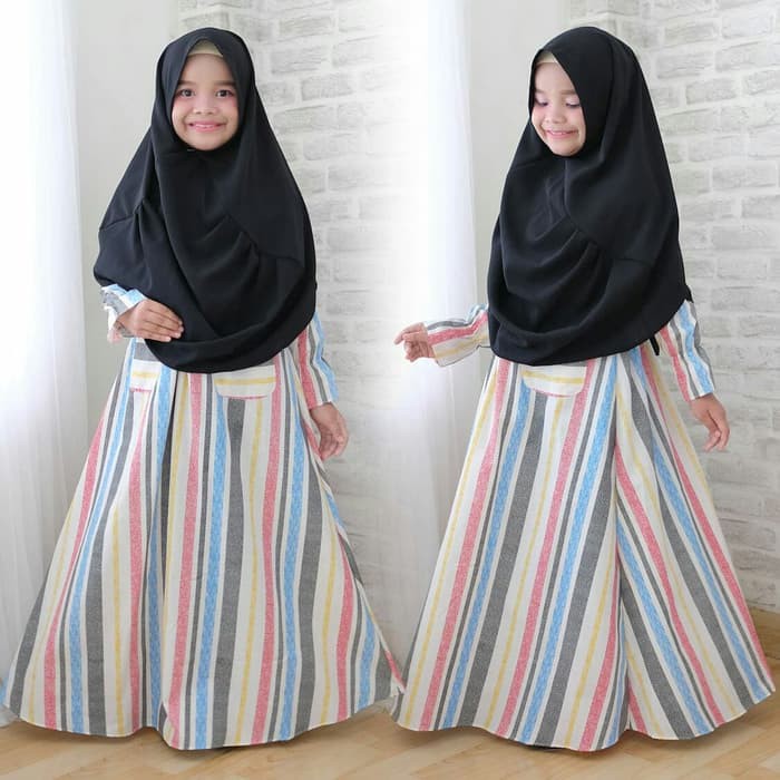 GAMIS SYARI ANNAJAH CAPUCCINO 900GR 110 140 ALLSIZE GAMIS SYARI BUSUI CADAR CREPE HQ POLOS MURAH I.