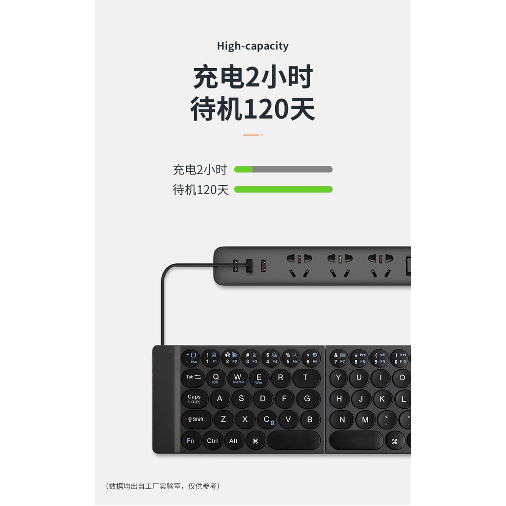 JDC-DB1901 - Universal Foldong Keyboard - Keyboard Lipat Portabel