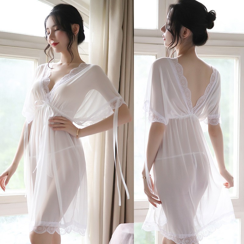 Lingerie Wanita lace Transparan baju tidur Ukuran Jumbo Pakaian Tidur a352