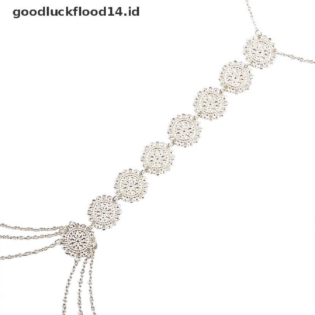 Kalung Rantai Tubuh Bahan Alloy Untuk Wanita