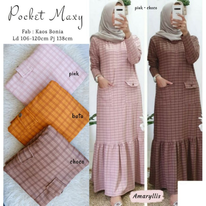 RESTOCK GAMIS JUMBO/Ld106-120 Pj138/Kaos Bonia