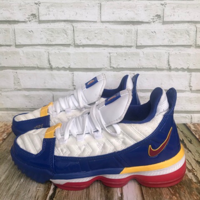 ORIGINAL Nike Lebron 16 White Blue Multicolor