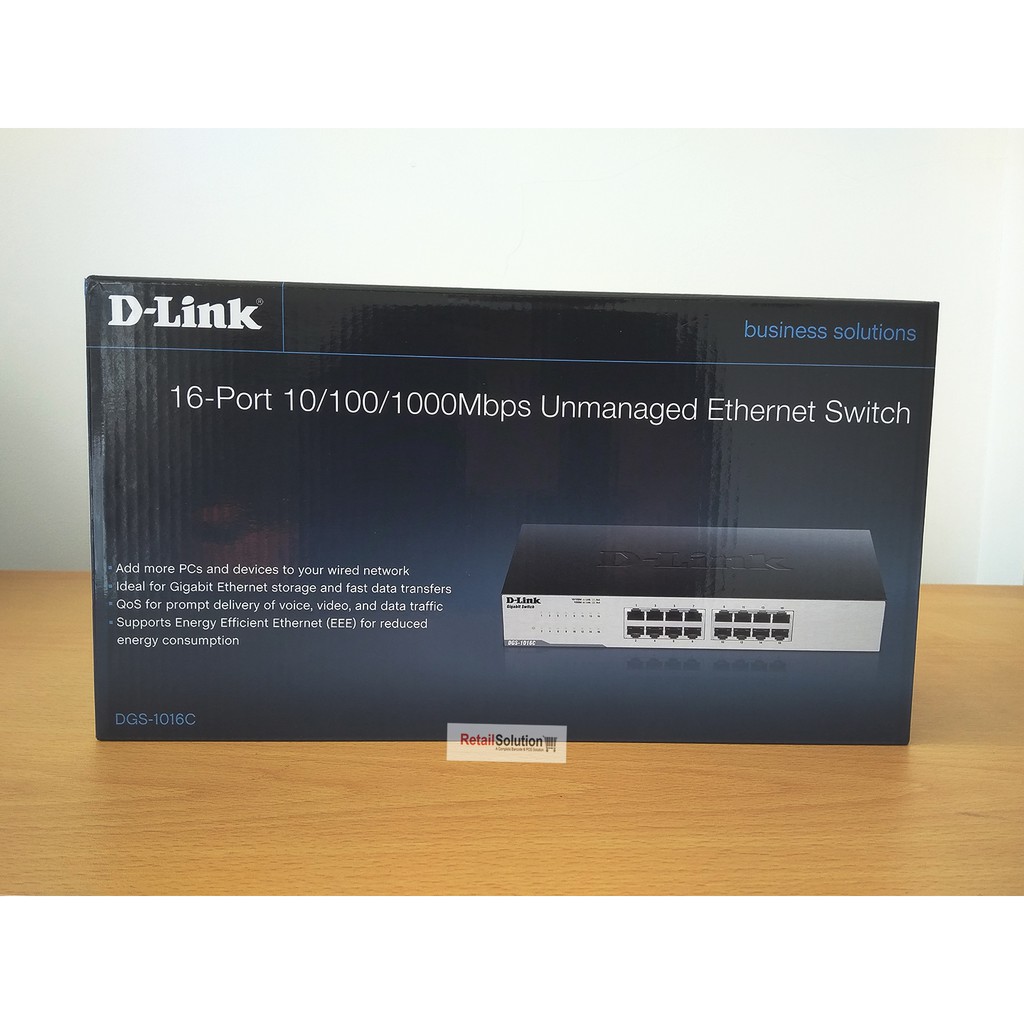 DLINK DGS1016C - 16 Ports Gigabit Switch Steel DGS-1016C