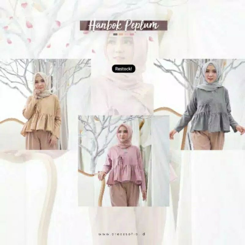 HANBOK PEPLUM ORIGINAL DRESSSOFIA #hanbok