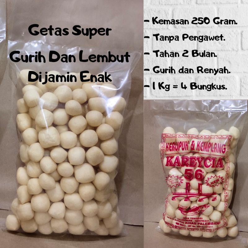 

Getas Bangka Super Lembut , Ikan Tenggiri , Kualitas Super , 250Gram Khas Palembang