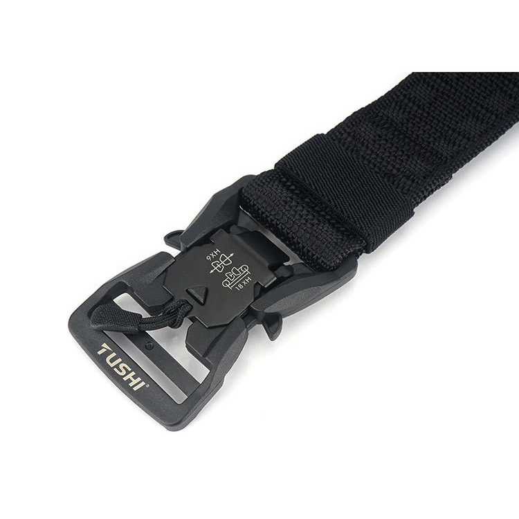 (BISA COD) FTIHSHPHSSEE Tali Ikat Pinggang Canvas Army Military Tactical 125cm - B0003