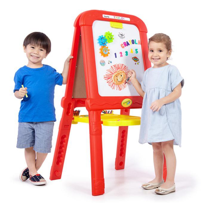 

Crayola Creative Fun Double Easel Papan Tulis Anak Magnetik