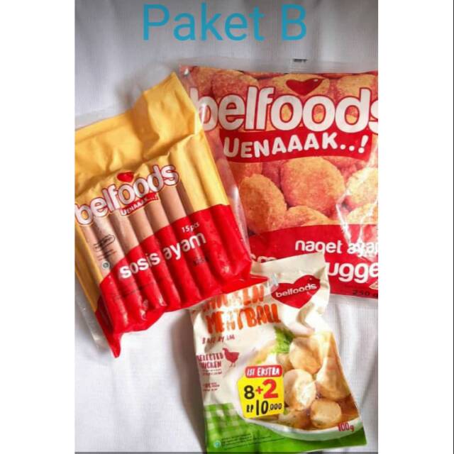 

PAKET MURAH naget,sossis BELFOODS