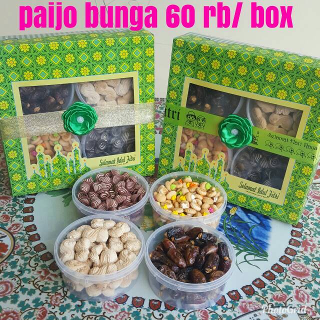 

kue lebaran paijo bunga