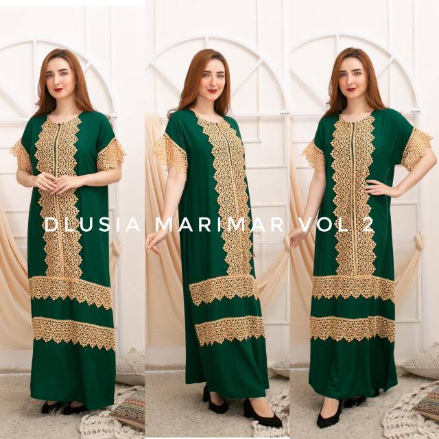 Daster arab DLUSIA MARIMAR Dress Rayon Daster Renda