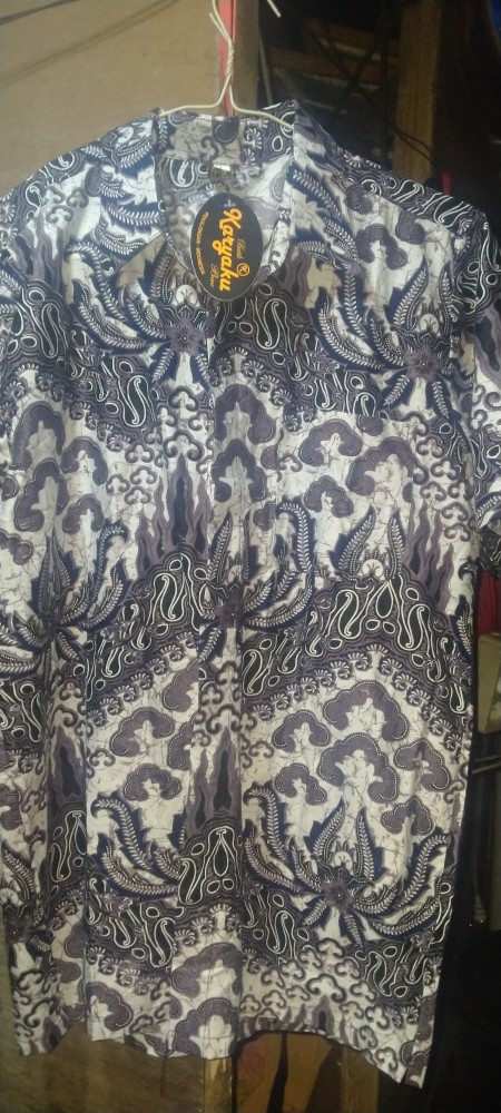 Gamis Batik Kebaya Wanita Couple Pasangan Suami Istri Keluarga Muslim Syari Kekinian Terbaru Nbl12