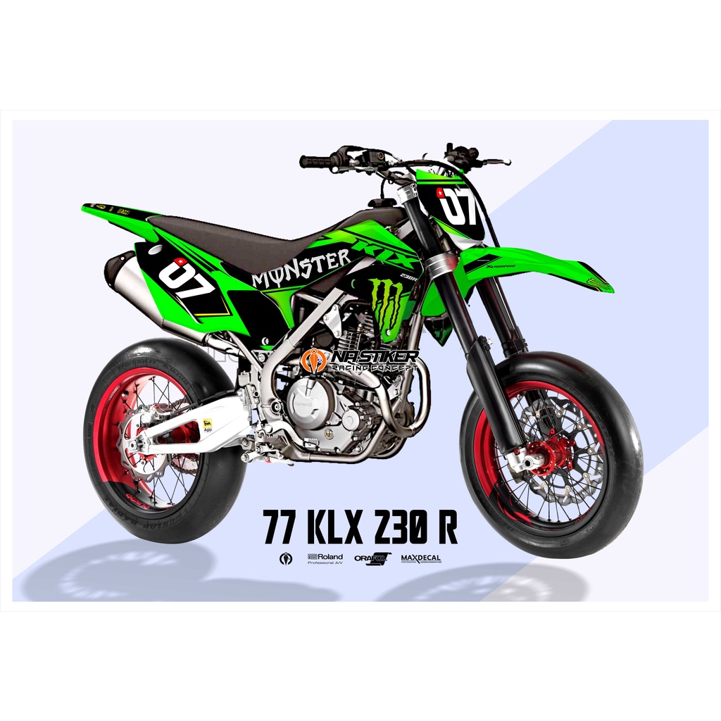 DECAL KLX 230R FULLBODY - KLX NEW - BODY SET KLX  230 R CODE KLX-77