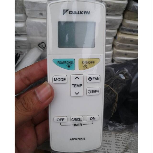 REMOTE REMOT AC DAIKI ARC470A13 ORIGINAL ASLI