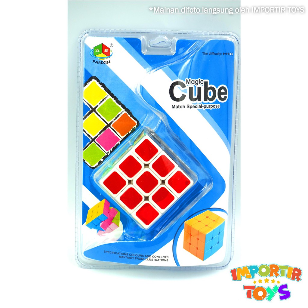 Rubik 3x3 Mainan Puzzle Premium International IMPORT Quality (MAGIC CUBE)