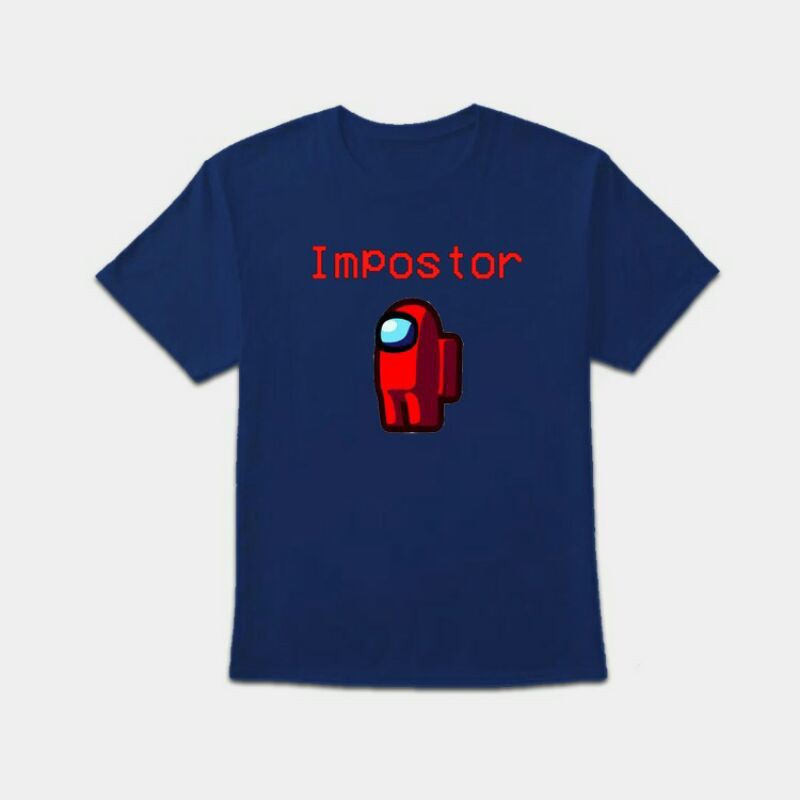 kaos anak AMONG US IMPOSTOR T-shirt anak laki-laki/perempuan