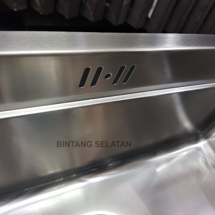 KITCHEN SINK BAK CUCI PIRING STAINLESS 540x440x200 COSMIC QUARTE 55