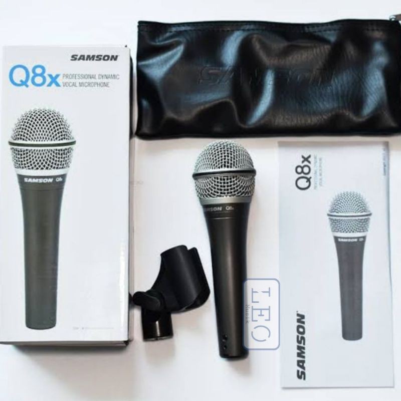 Mic Kabel Samson Q8X Mic Vocal Dynamic Original