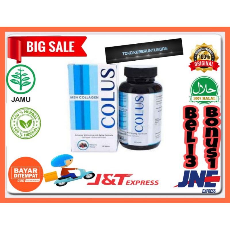 COLUS MEN  COLLAGEN PEMUTIH PRIA TERBAIK DARI KOREA