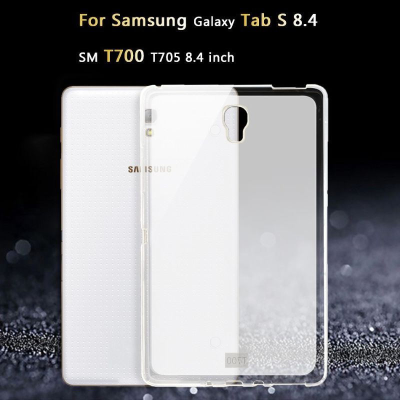 Silikon Soft Case SAMSUNG TAB S 8.4 inch T700 T705 Softcase Ultrathin TPU Jelly Tablet Anti Kuning