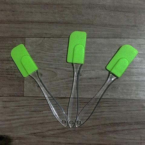 [BISA COD] Spatula Silikon Ukuran Kecil Food Grade Spatula Karet Scraper Tahan Panas Anti Lengket Murah