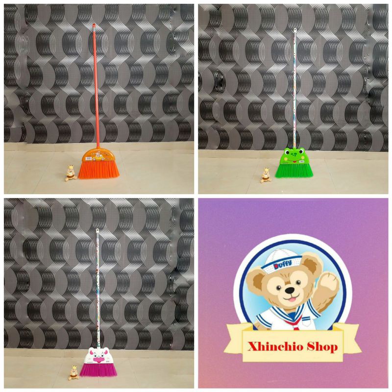 Sapu lantai karakter / sapu nilon