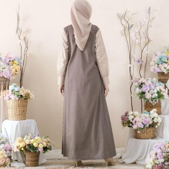 [PRODUK 8PZY8] Ramee Safira Gamis Katun Motif FCI