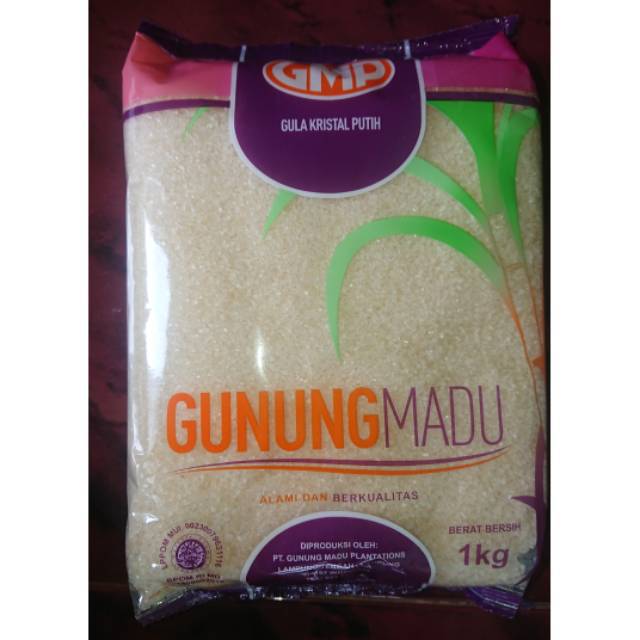 Gula Pasir Gunung Madu Gmp 1kg Indonesia