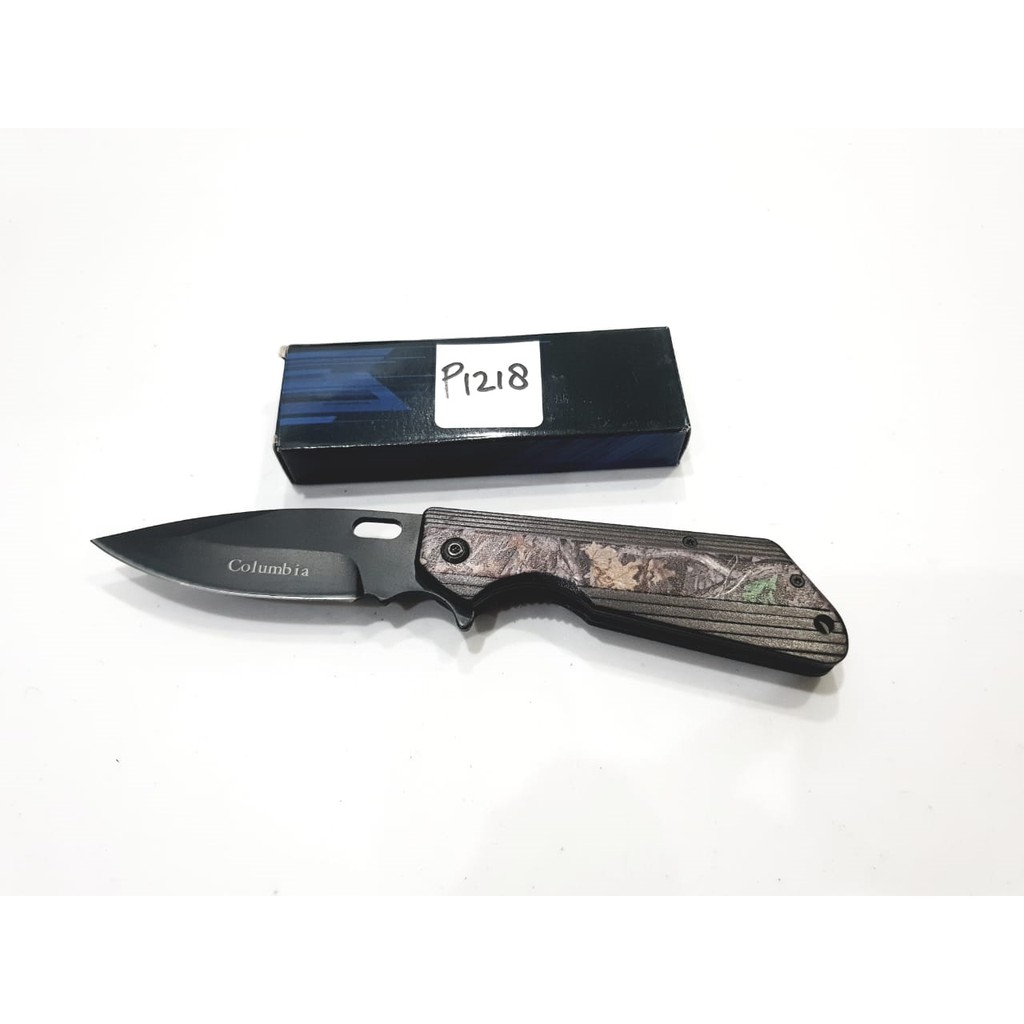 Super Promo! PISAU LIPAT CK COLUMBIA P1218 FOLDING KNIFE SURVIVAL POCKET KNIFE Murah!