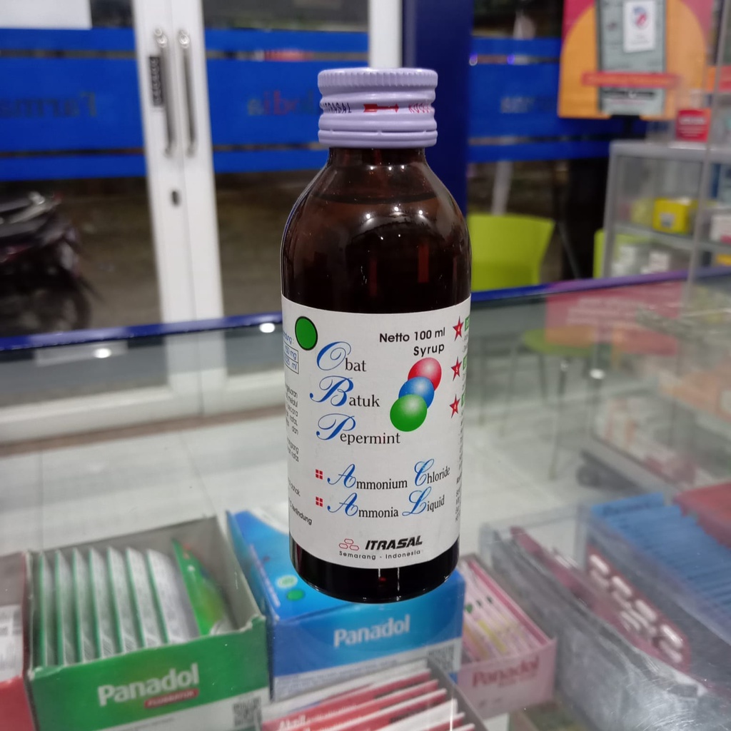 OBP (OBAT BATUK PEPERMINT)/OBAT BATUK PUTIH ITRASAL SIRUP 100ML