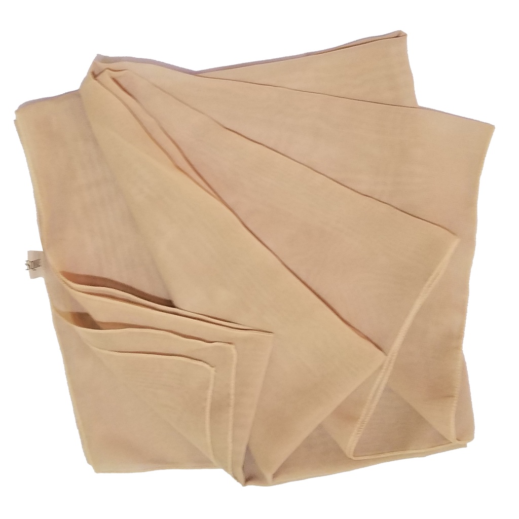Fashion Official Kerudung Segi Empat BELLA SQUARE Warna Terlengkap Cream Premium