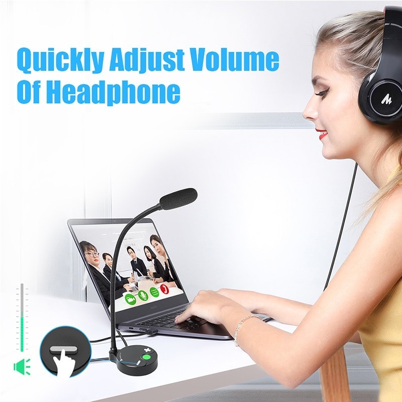 MAONO AU-GM10 Gooseneck USB Microphone Condenser