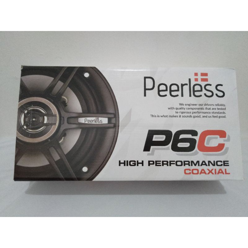 Audio Mobil Speaker Coaxial Peerless By Cello Audio 2 Way P6C Kualitas Di Atas Nakamichi NSE-1617