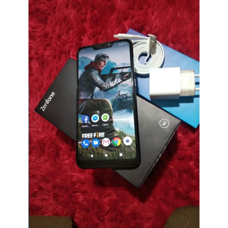 Jual HP Handphone Second Seken Asus Zenfone Max M2 Ram 3/32gb Fullset No minus