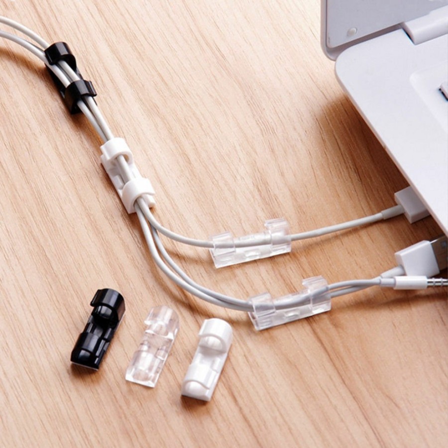 KLIP KABEL ORGANIZER CABLE CLIP PER PACK PENGIKAT KABEL