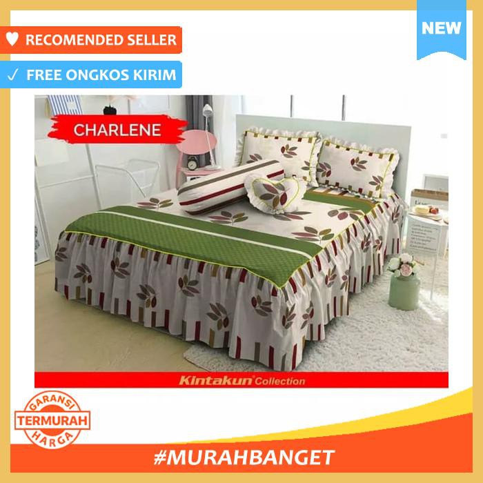 SPREI RUMBAI KINTAKUN KING SIZE 180 X 200 MOTIF CHARLENE