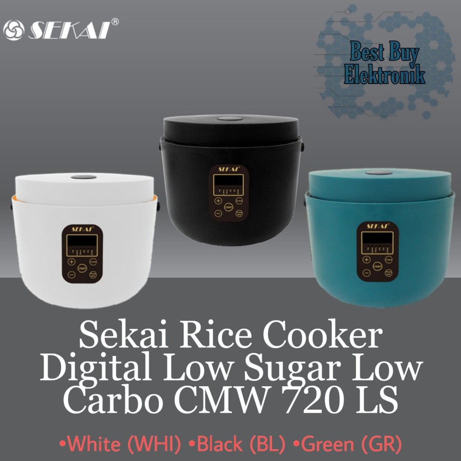 Jual Sekai Rice Cooker Digital Low Sugar Carbo CMW 720 LS Shopee