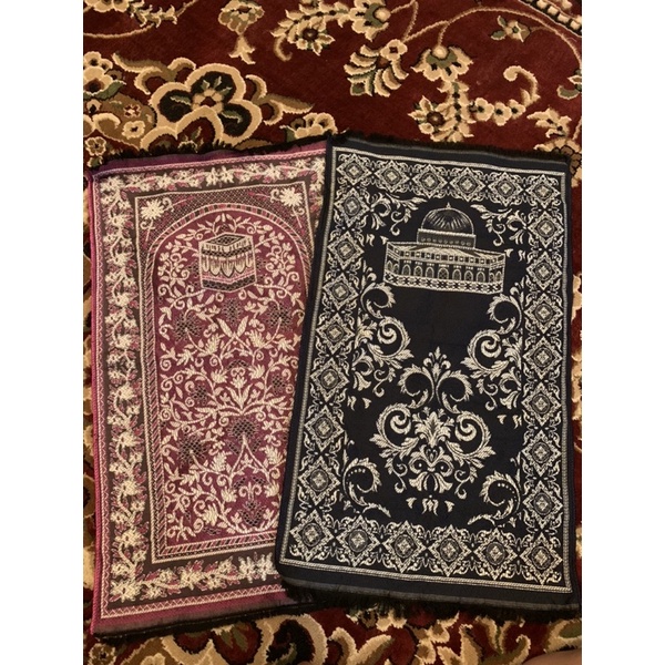 sajadah travelling ukuran 35 x 60 cm, oleh-oleh haji umroh